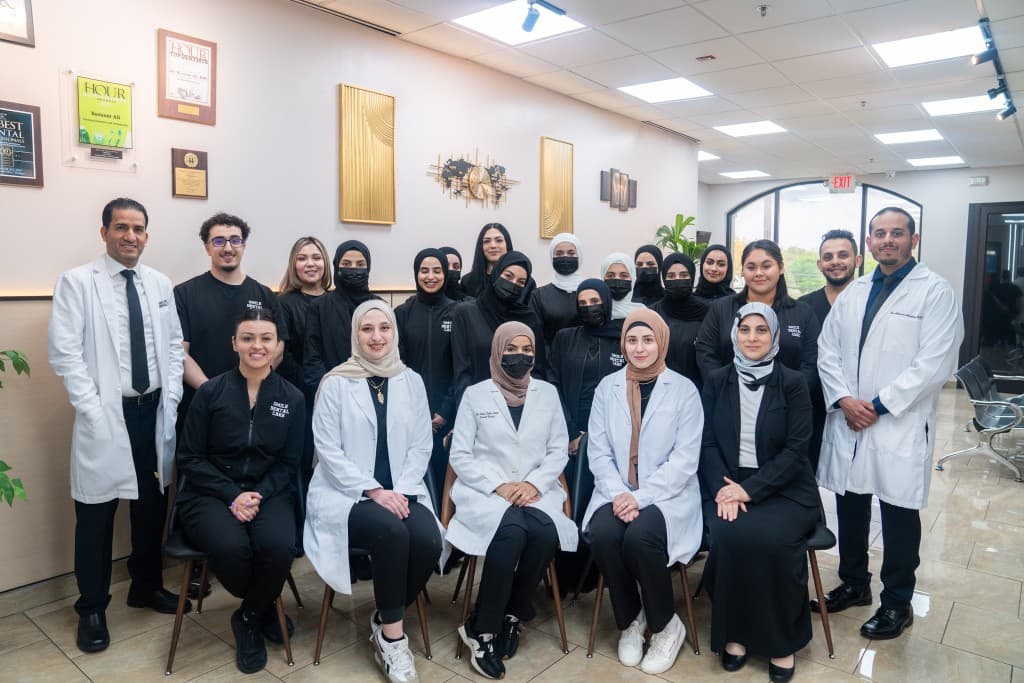 Smile Dental Care team inside the Dearborn clinic